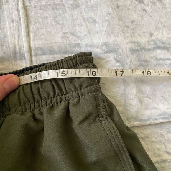 Puritan men XL pull on swim trunks w/elastic drawstring waist olive green - Picture 9 of 10